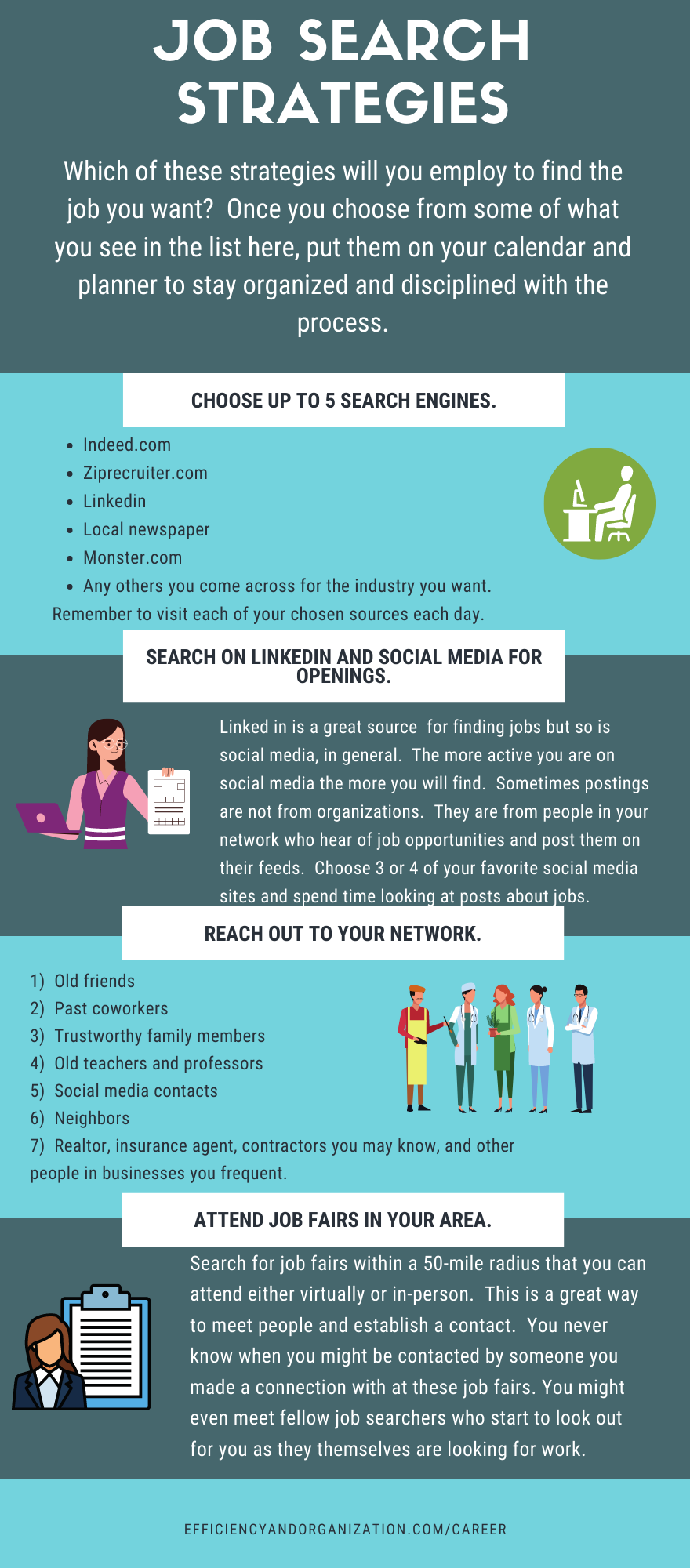 Career - Efficiency and Organization to Realize Goals